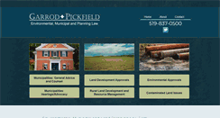 Desktop Screenshot of garrodpickfield.ca